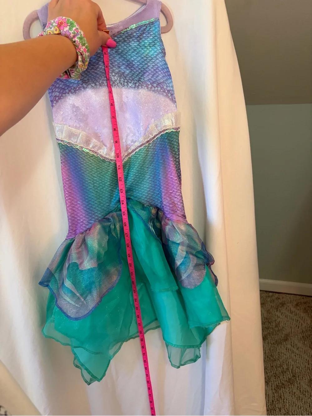 Disneys Little Mermaid Costume Dress “Live Action Version” size 3/4T